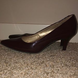 Burgundy heels